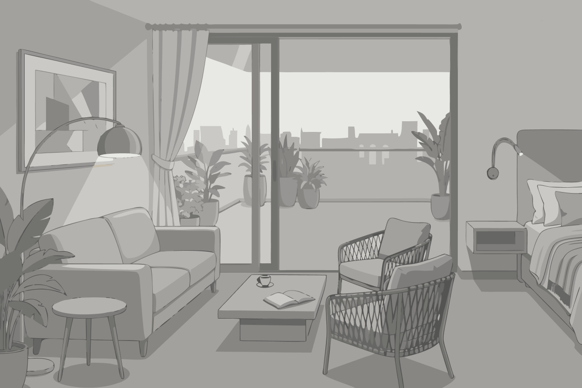 Sunrise 1 Apartment with Garden View
